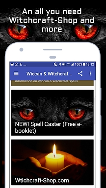 Wiccan and Witchcraft Spells screenshots