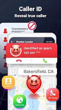 Number Location: Caller id App screenshots