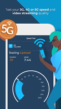 Opensignal - 5G, 4G Speed Test screenshots