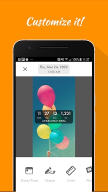 Birthday Countdown Widget screenshots