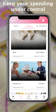 BrideList - Wedding Planner with ideas for wedding screenshots