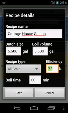 BrewR - Beer Recipe Manager screenshots