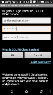 PAPAGO - GOLiFE Cloud Service screenshots