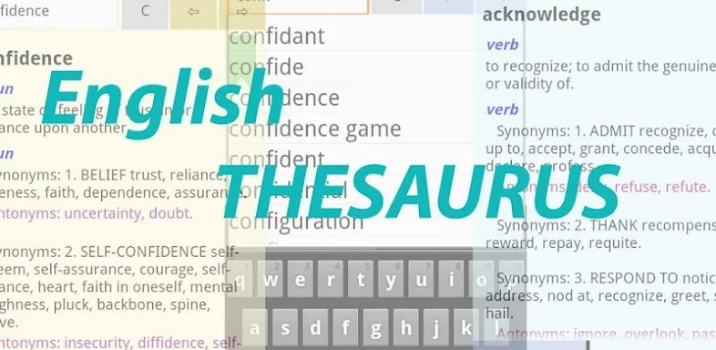English Thesaurus screenshots