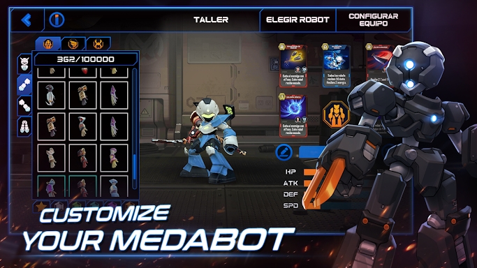 MEDABOTS: Card Battle RPG Game screenshots