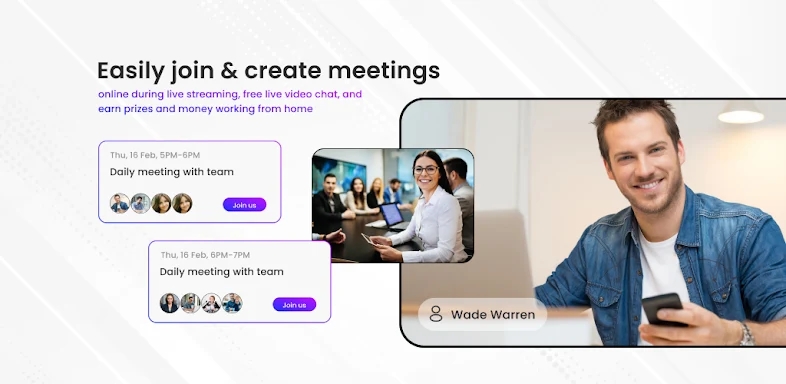 Connect Meetings-video meeting screenshots