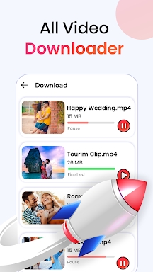 Video Downloader, Video Player screenshots