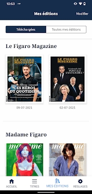 Kiosque Figaro : Journal et Ma screenshots