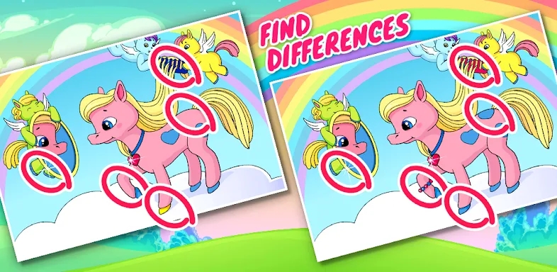 Find Differences: offline game screenshots