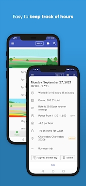 Timesheet: Work Hours Tracker screenshots