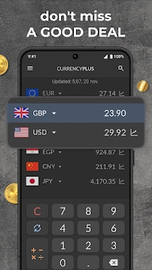 Currency Converter Plus screenshots