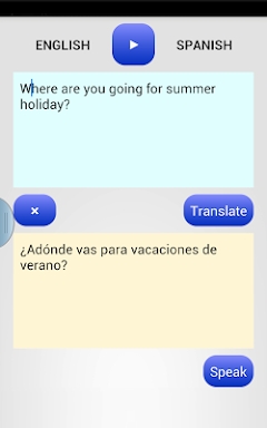 SPANISH TRANSLATOR screenshots
