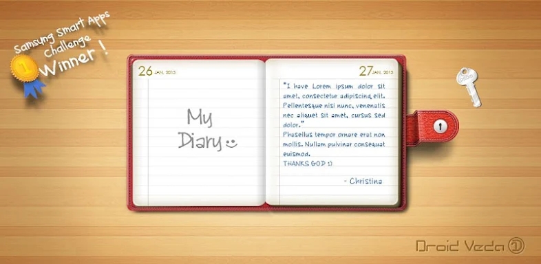 Diary screenshots