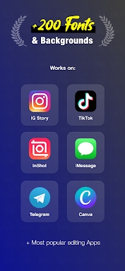 StoryFont for Instagram Story screenshots