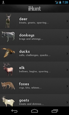 iHunt Calls: 600 hunting calls screenshots