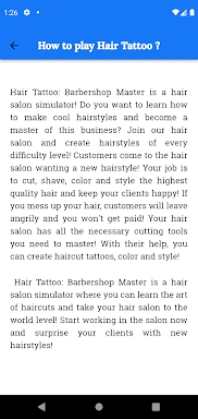 Guide Hair Tattoo screenshots