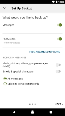 SMS Backup & Restore screenshots