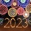 New Year 2023 Fireworks 4D icon