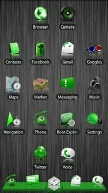 Green ADW Theme screenshots