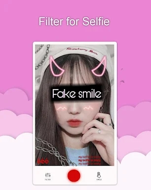 Filtre for Selfie screenshots