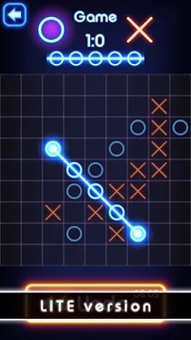 Tic Tac Toe glow - Puzzle Game screenshots
