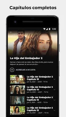 Univision App: Incluido con tu screenshots
