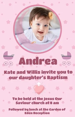 Baptism Cards screenshots