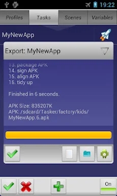 Tasker App Factory screenshots