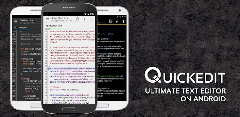 QuickEdit Text Editor screenshots