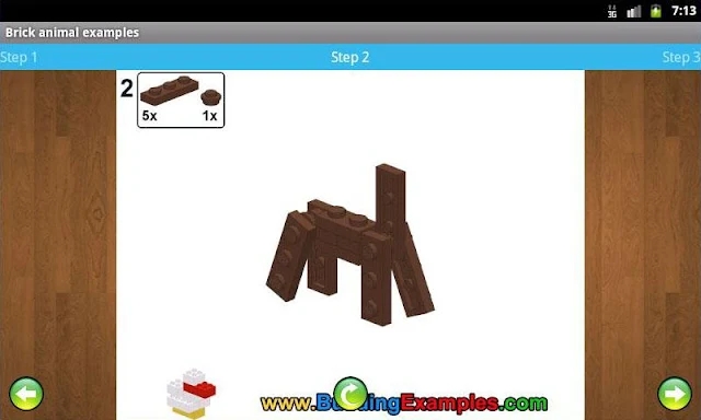 Brick animal examples screenshots