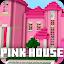 Pink house for minecraft icon