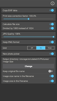 Image Size - Photo Resizer screenshots