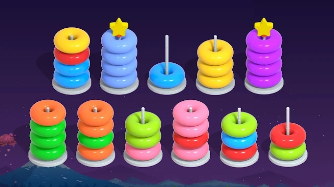 Color Hoop Sort - Ring Puzzle screenshots