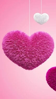 Fluffy Hearts Live Wallpaper screenshots