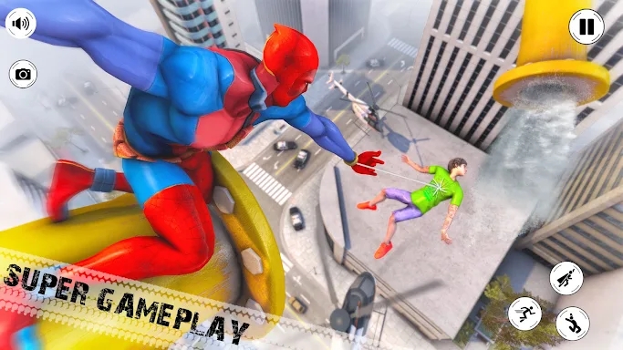 Spider Hero Man Rope Games screenshots