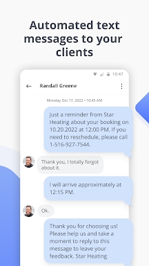 FieldVibe: Job scheduling app screenshots