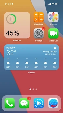 Phone 14 Launcher, OS 16 screenshots