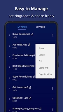 Music Audio Editor, MP3 Cutter screenshots