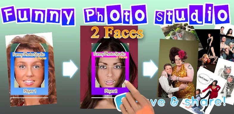 Funny Photo Studio - 2 Faces screenshots