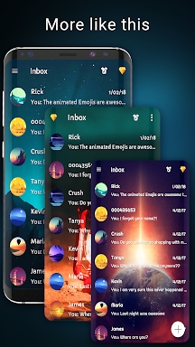 Aurora messenger theme screenshots