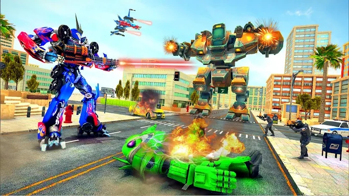 Truck Robot Transform Game screenshots