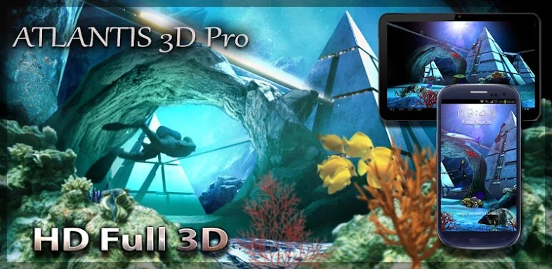 Atlantis 3D Free lwp screenshots