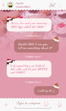 BASILEIA FONT FOR GO SMS PRO screenshots