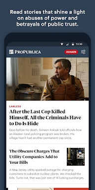 ProPublica screenshots