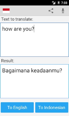 Indonesian English Translator screenshots
