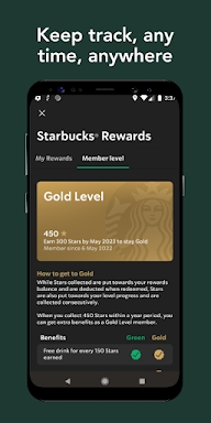 Starbucks UK screenshots
