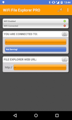 WiFi File Explorer screenshots