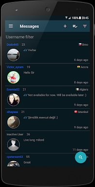 Messenger for InterPals screenshots