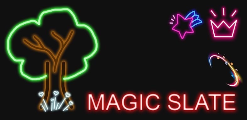 Magic Slate - Neon Effects screenshots
