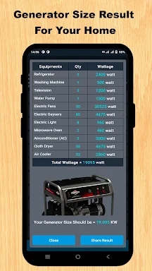Home Electricity Calculator screenshots